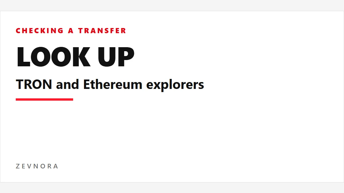 USDT TXID yoxlama: TRON və Ethereum