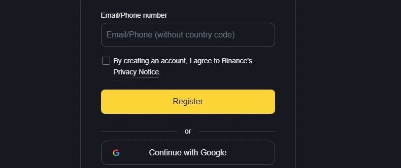 Xaricdən USDT almaq üçün Binance hesabı: qeydiyyat, şəxsiyyət təsdiqi və ilk depozit