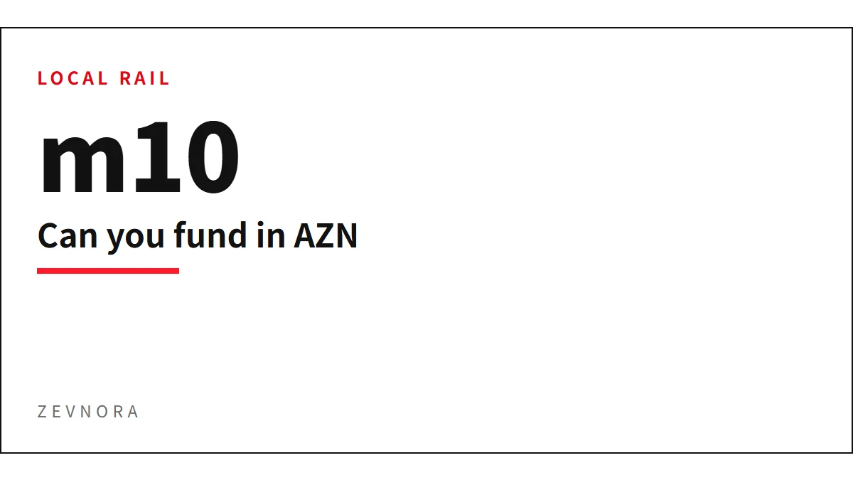 Binance hesabına m10 ilə AZN yatırmaq mümkündürmü?